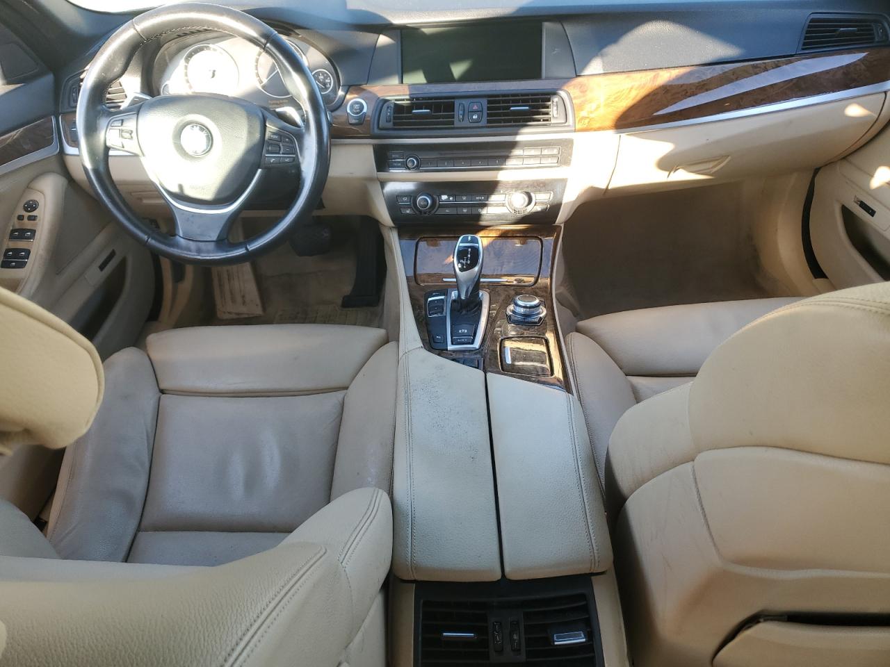 2012 BMW 5er VIN WBAFR7C50CC814598 Copart auction photo, rear end damage thumbnail 8