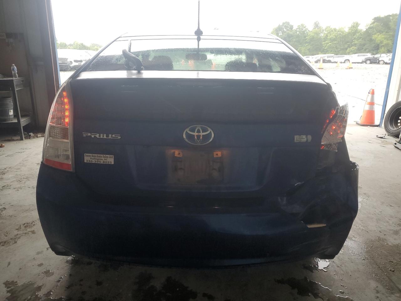 2010 Toyota Prius VIN JTDKN3DU0A1114262 Copart auction photo, rear end damage thumbnail 6