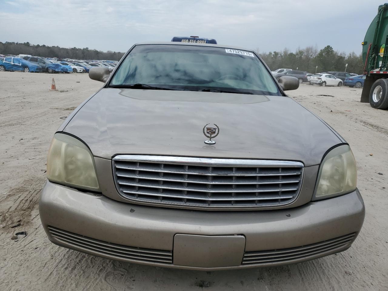 2003 Cadillac De Ville VIN 1G6KD54Y03U147008 Copart auction photo, rear end / side damage thumbnail 5