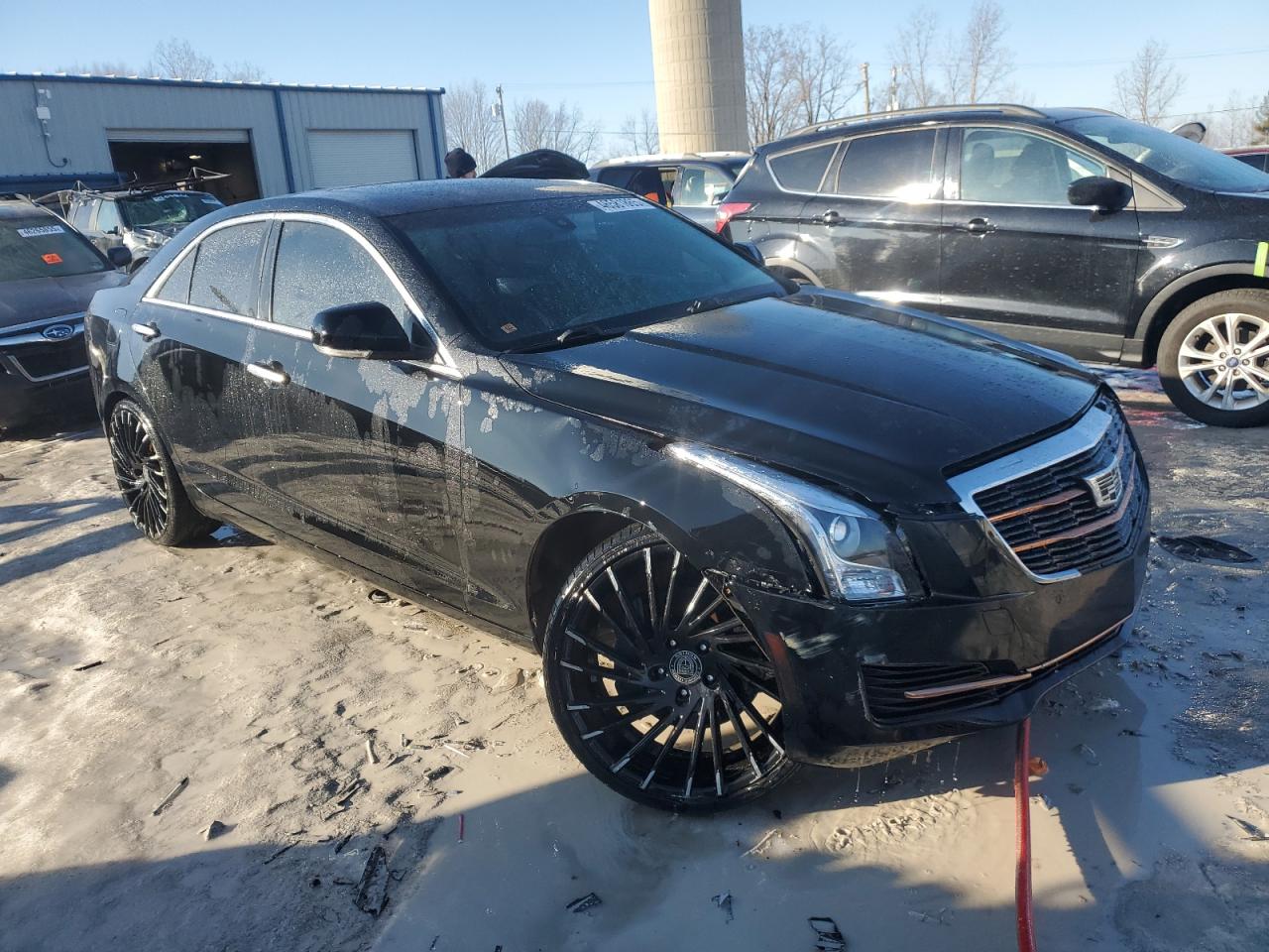 2015 Cadillac ATS VIN 1G6AH5RX8F0109344 Copart auction photo, front end damage thumbnail 4