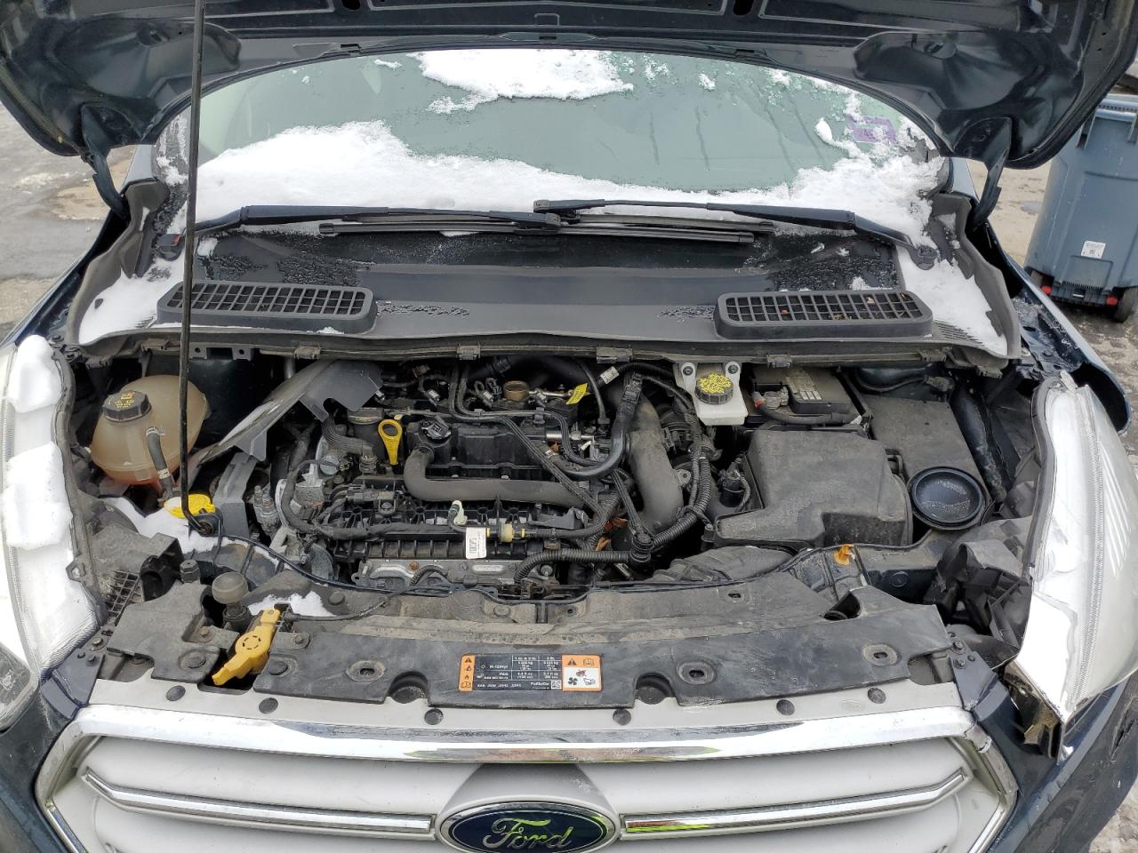 2019 Ford Escape VIN 1FMCU0GD4KUA36792 Copart auction photo, front end / side damage thumbnail 12
