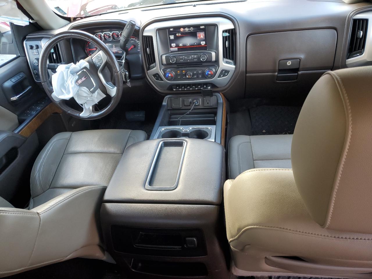 2015 GMC Sierra VIN 3GTU2VEC1FG454385 Copart auction photo, front end / minor dent/scratches damage thumbnail 8