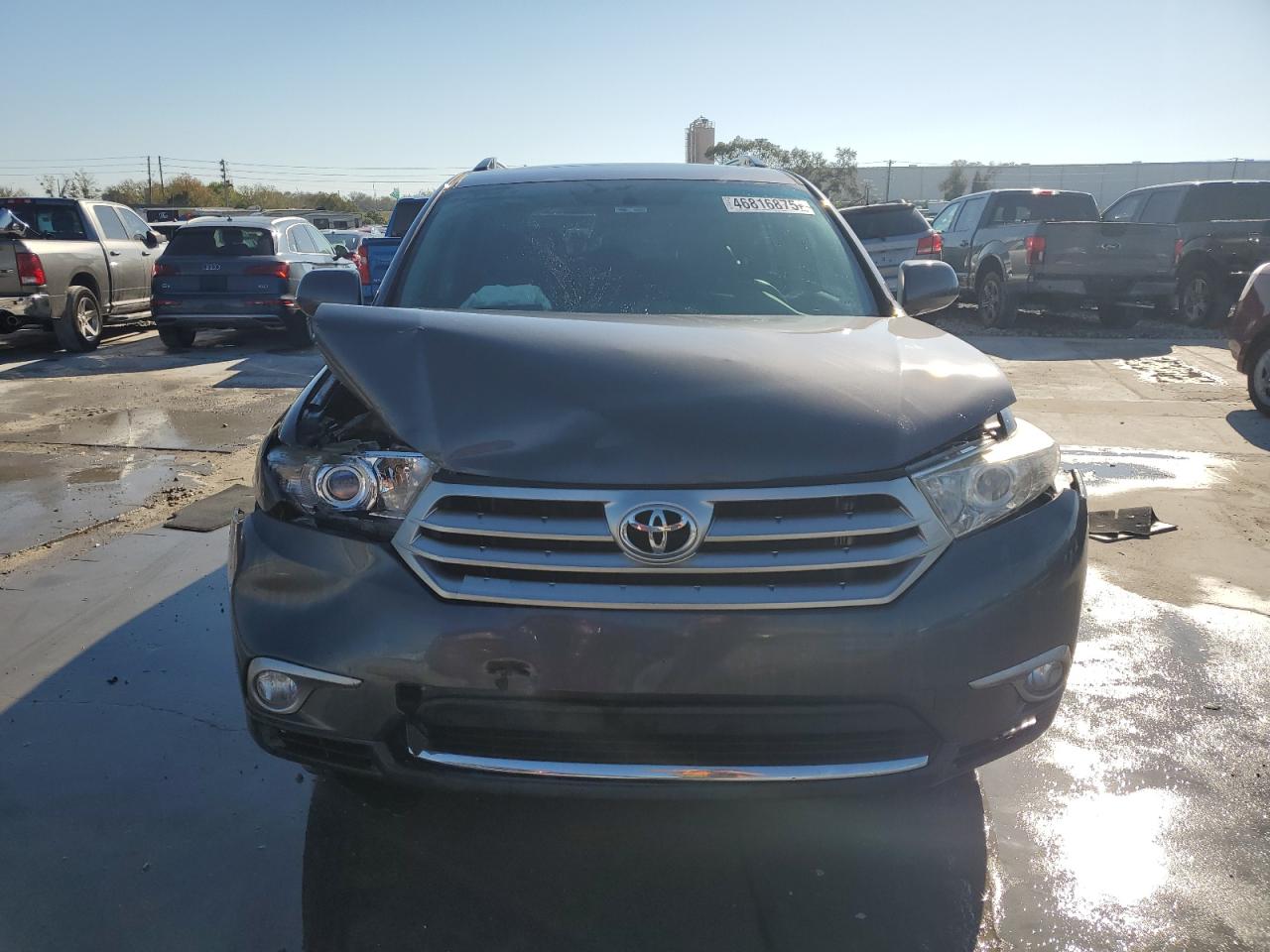 2013 Toyota Highlander VIN 5TDYK3EHXDS124308 Copart auction photo, front end damage thumbnail 5