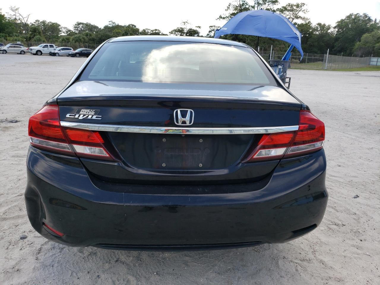2015 Honda Civic VIN 2HGFB2F99FH525778 Copart auction photo, front end damage thumbnail 6
