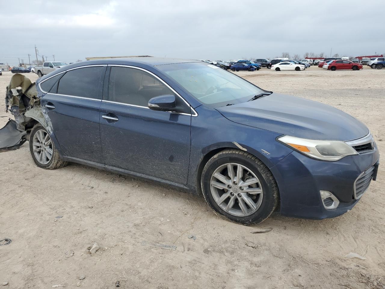 2014 Toyota Avalon VIN 4T1BK1EB5EU096948 Copart auction photo, side / rear end damage thumbnail 4