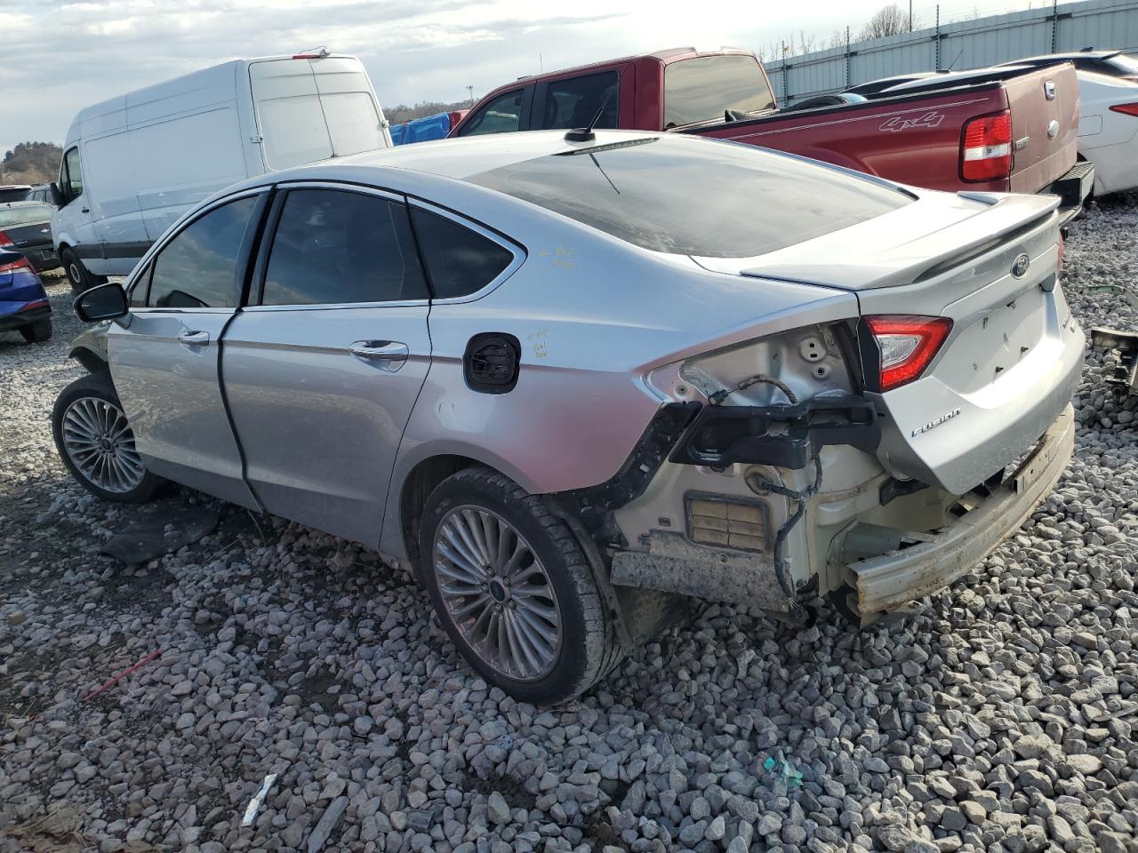 2016 Ford Fusion VIN 3FA6P0K96GR303091 Copart auction photo, front end damage thumbnail 2