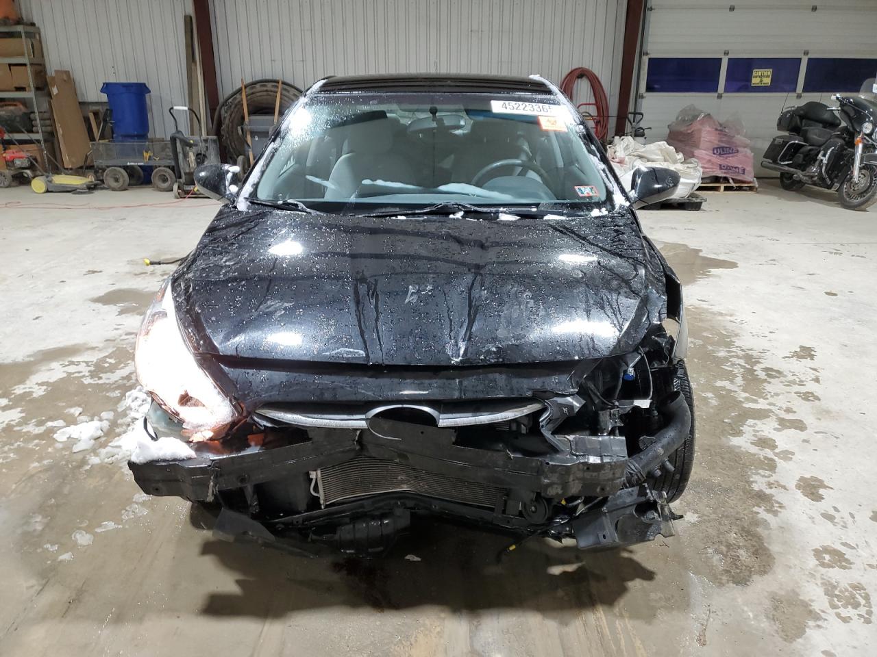 2016 Hyundai Accent VIN KMHCT4AE6GU952330 Copart auction photo, front end damage thumbnail 5