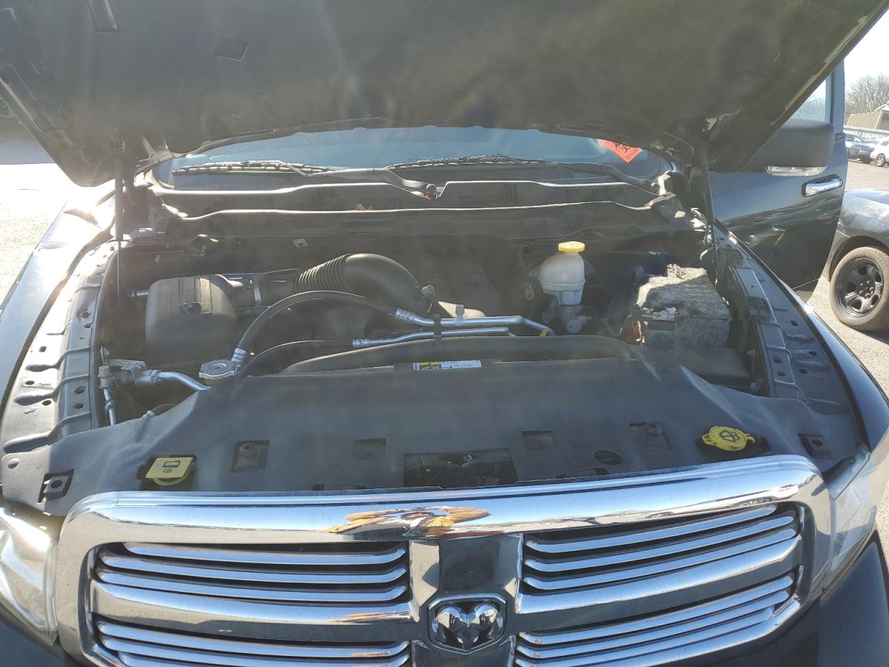2018 RAM 1500 VIN 1C6RR7GT0JS141766 Copart auction photo, front end / undercarriage damage thumbnail 11