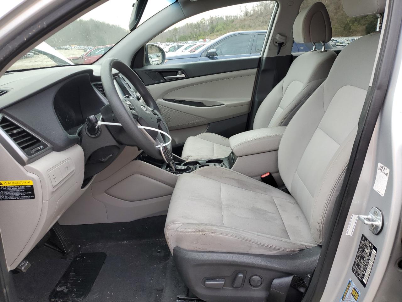 2018 Hyundai Tucson VIN KM8J3CA42JU721568 Copart auction photo, front end / side damage thumbnail 7