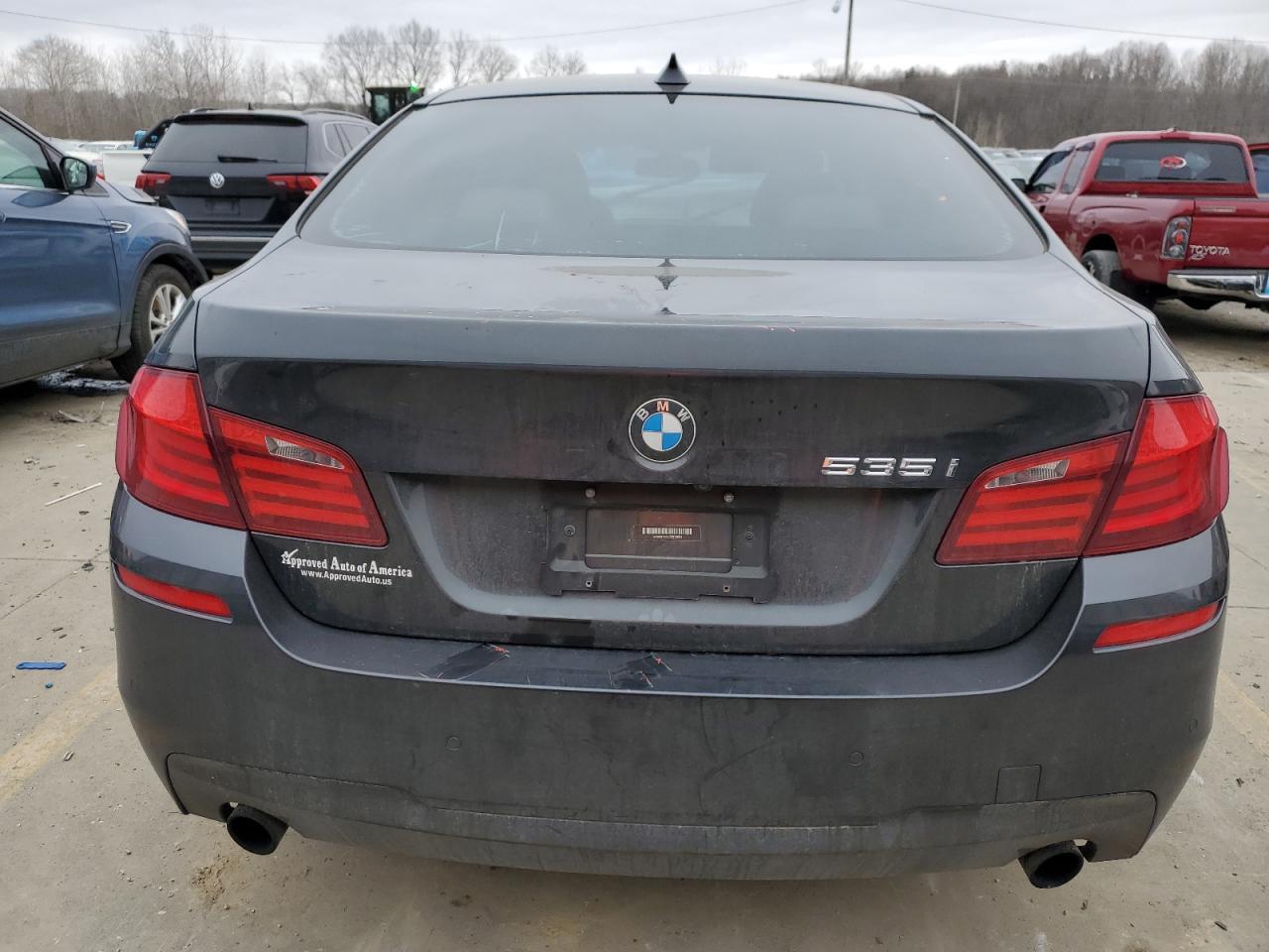 2012 BMW 5er VIN WBAFR7C54CC815804 Copart auction photo, front end damage thumbnail 6