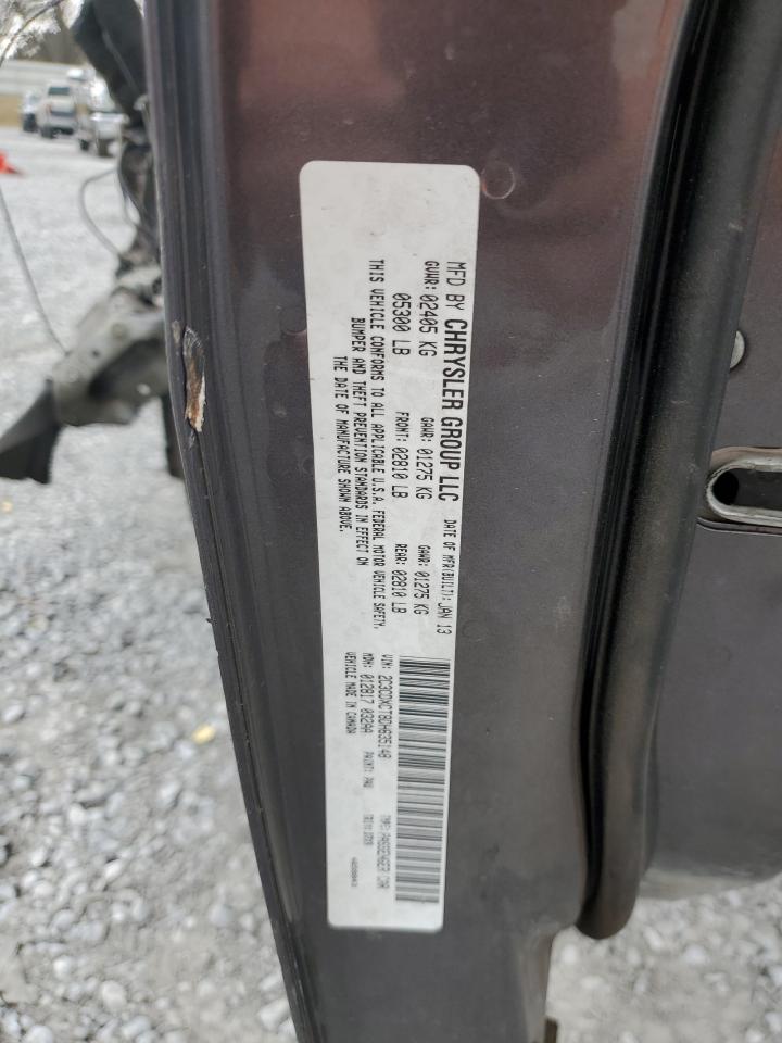 2013 Dodge Charger VIN 2C3CDXCT8DH635148 Copart auction photo, front end / rear end damage thumbnail 14