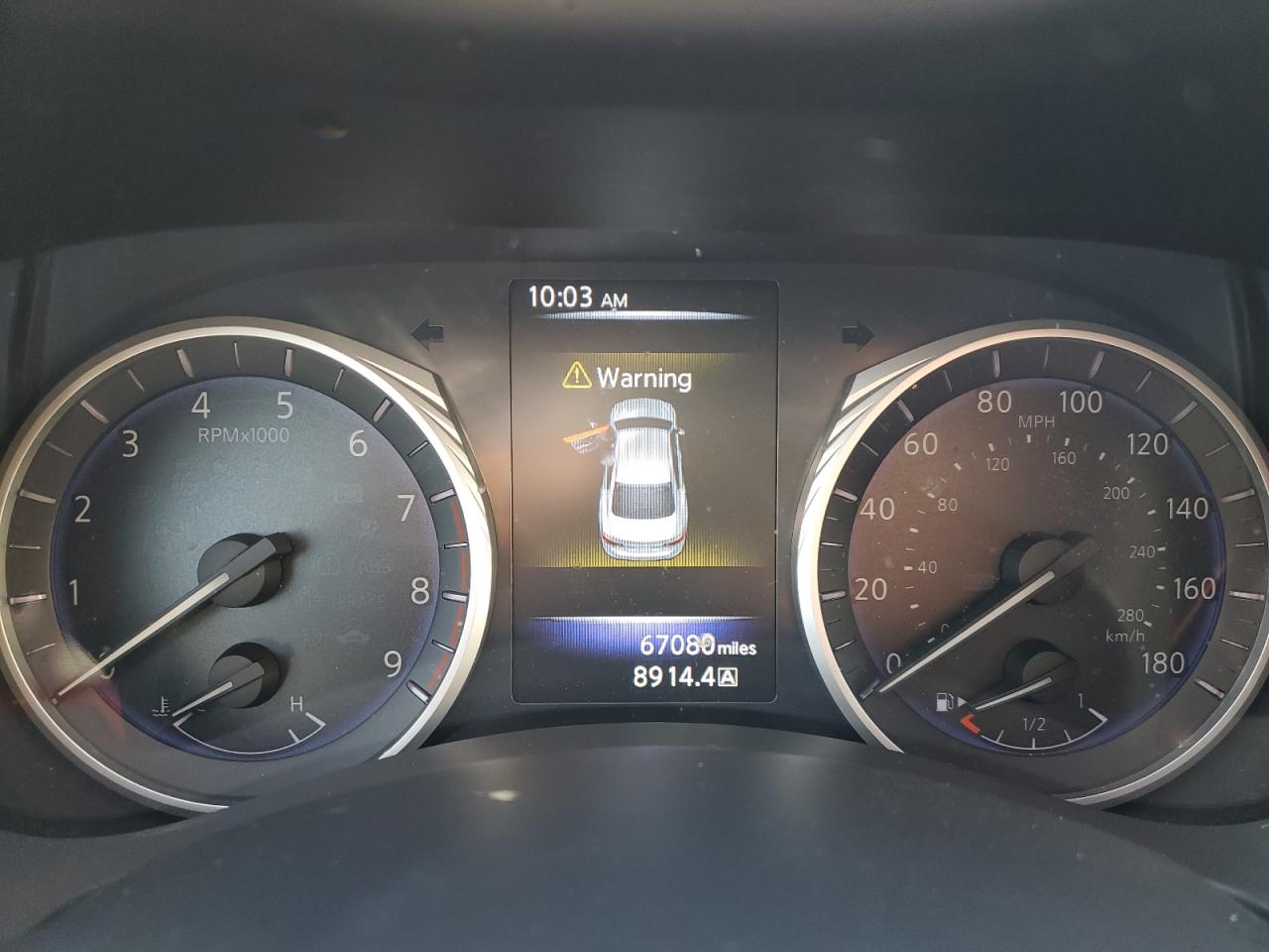2017 Infiniti Q50 VIN JN1EV7APXHM731778 Copart auction photo, front end / minor dent/scratches damage thumbnail 9