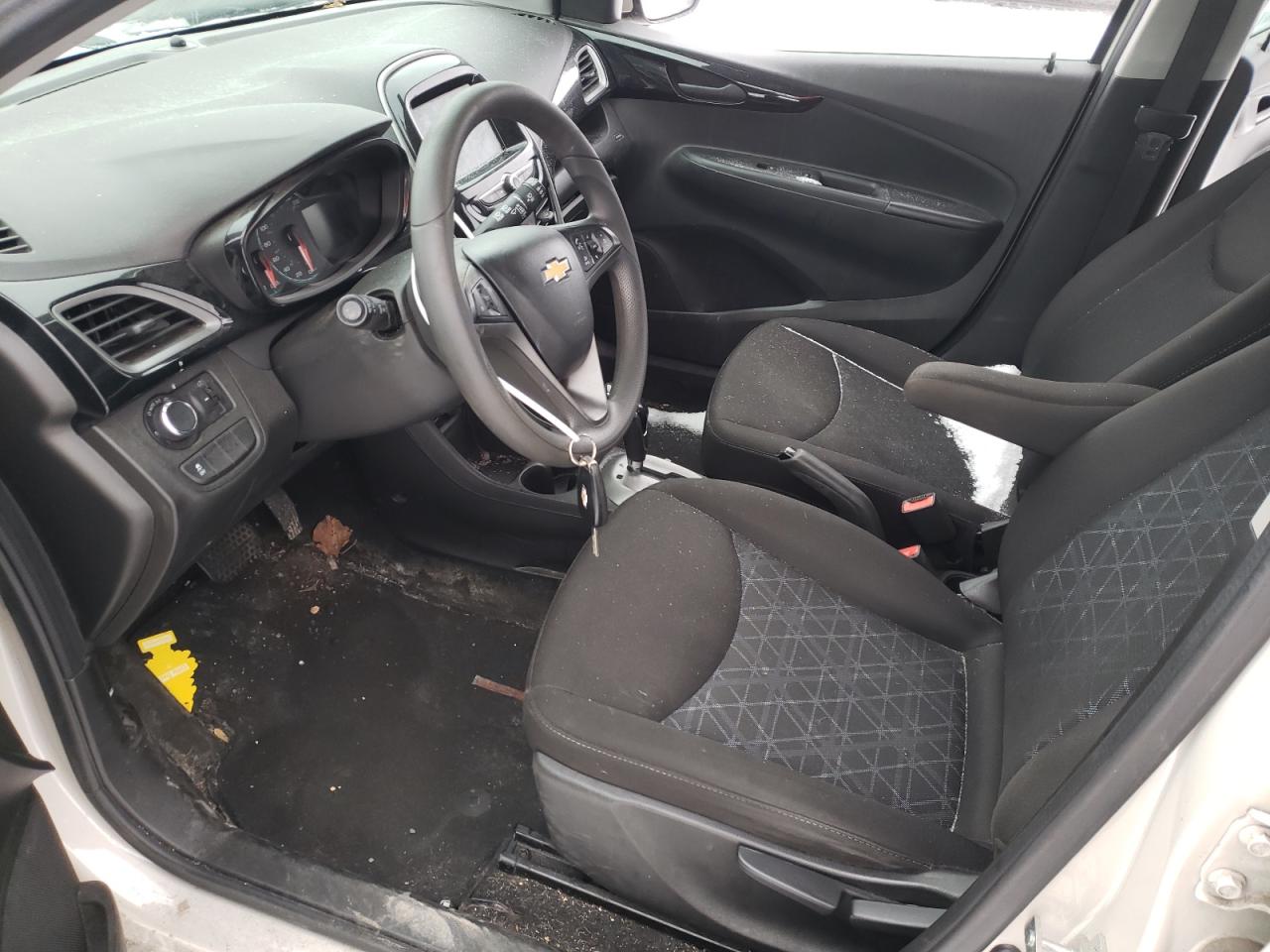 2019 Chevrolet Spark VIN KL8CD6SA7KC766893 Copart auction photo, front end / rear end damage thumbnail 7