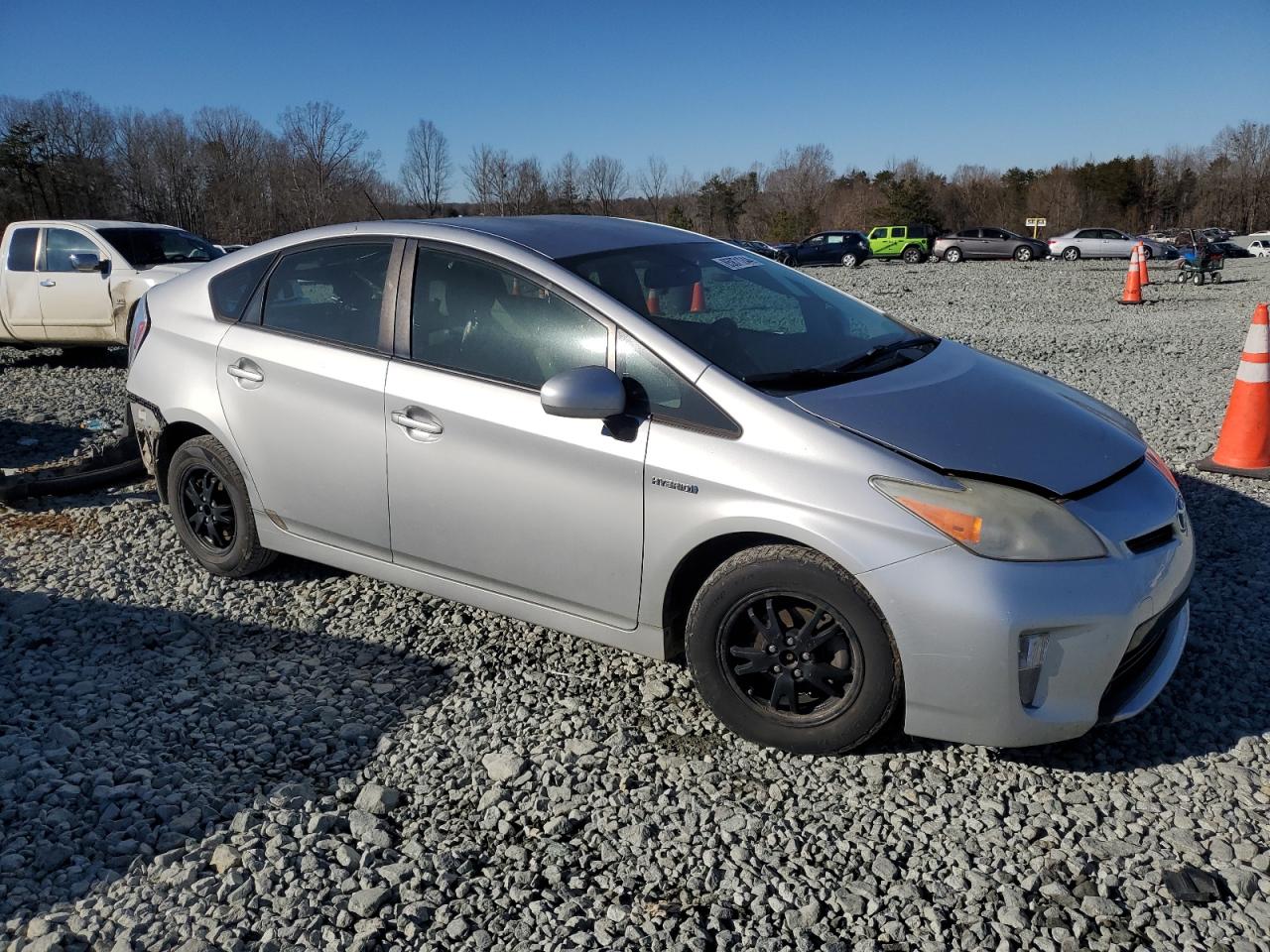2012 Toyota Prius VIN JTDKN3DU0C5380876 Copart auction photo, rear end damage thumbnail 4
