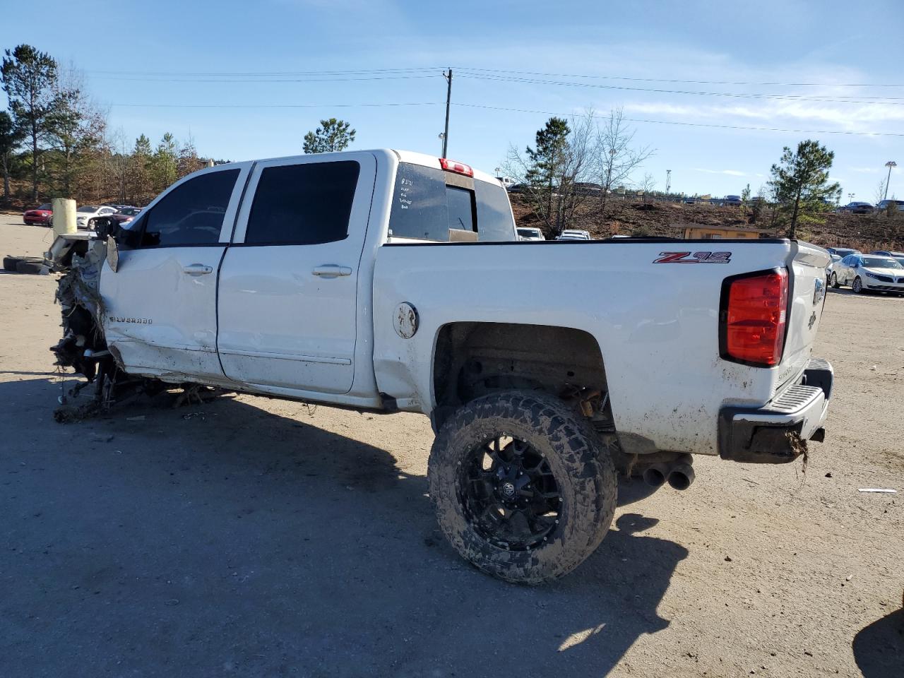2016 Chevrolet Silverado VIN 3GCUKRECXGG222876 Copart auction photo, front end / all over damage thumbnail 2