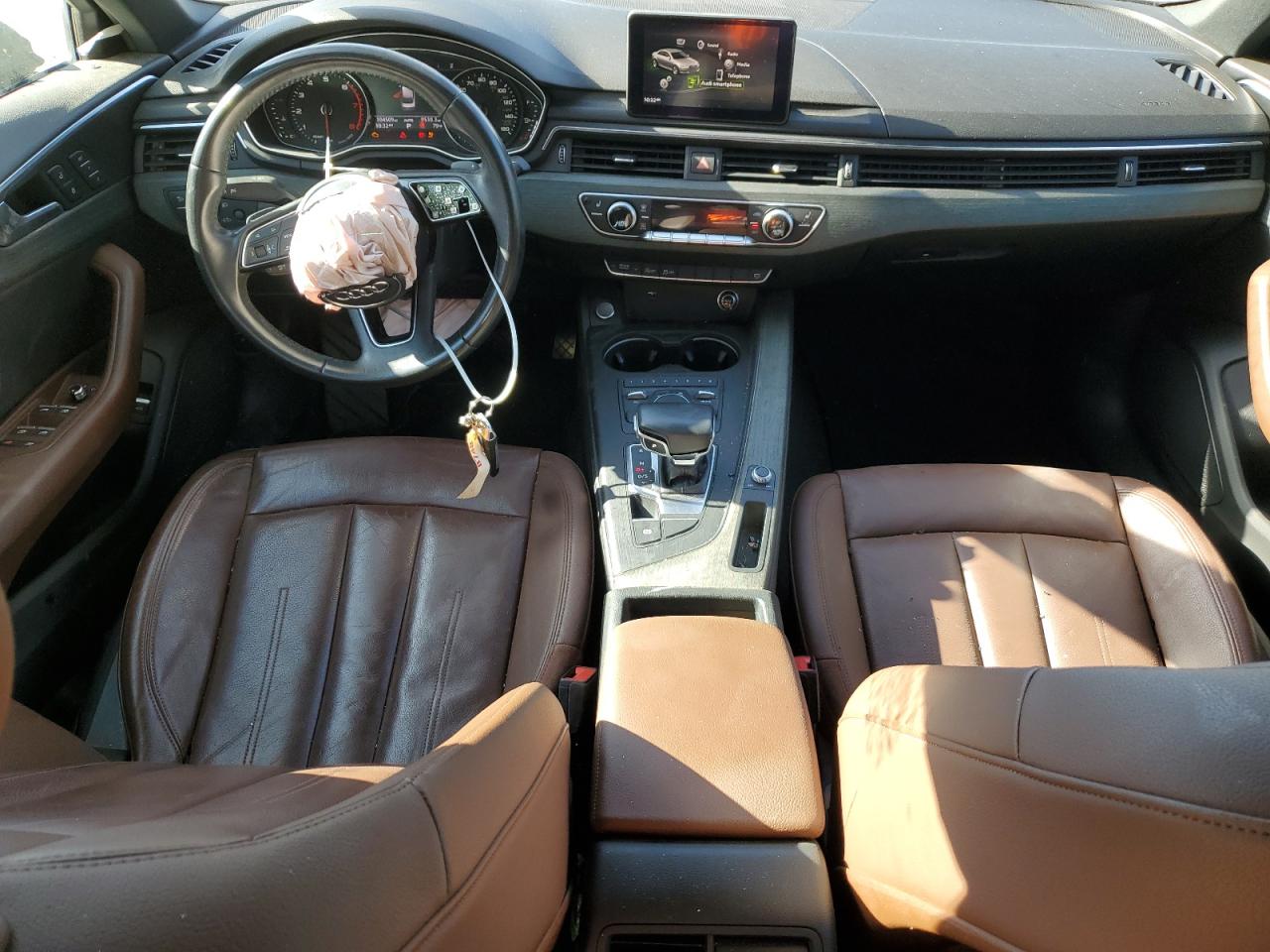 2018 Audi A4 VIN WAUKMAF40JA096122 Copart auction photo, front end / top/roof damage thumbnail 8