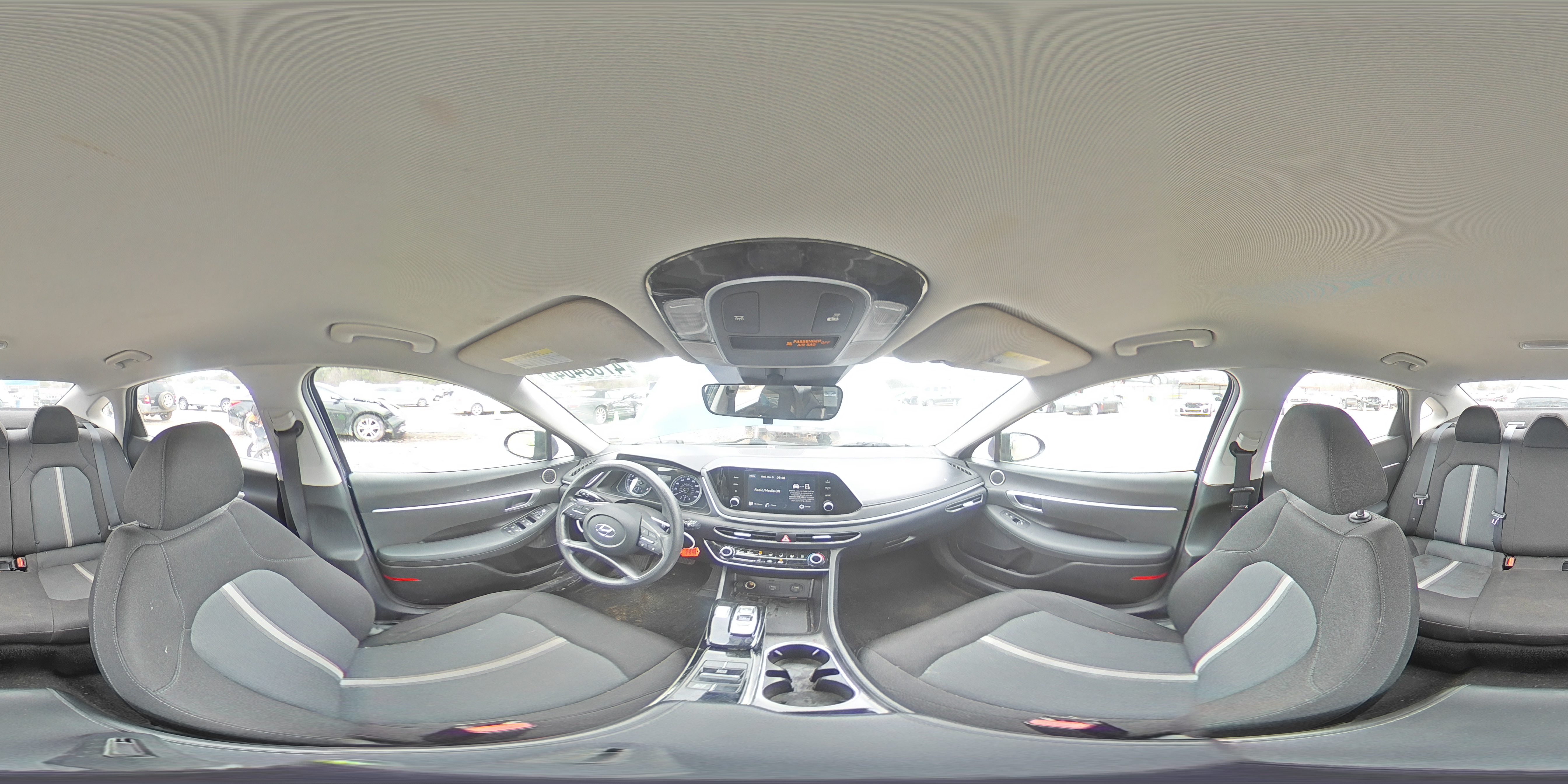 2021 Hyundai Sonata VIN 5NPEG4JA7MH070460 Copart auction photo, front end / minor dent/scratches damage thumbnail 13