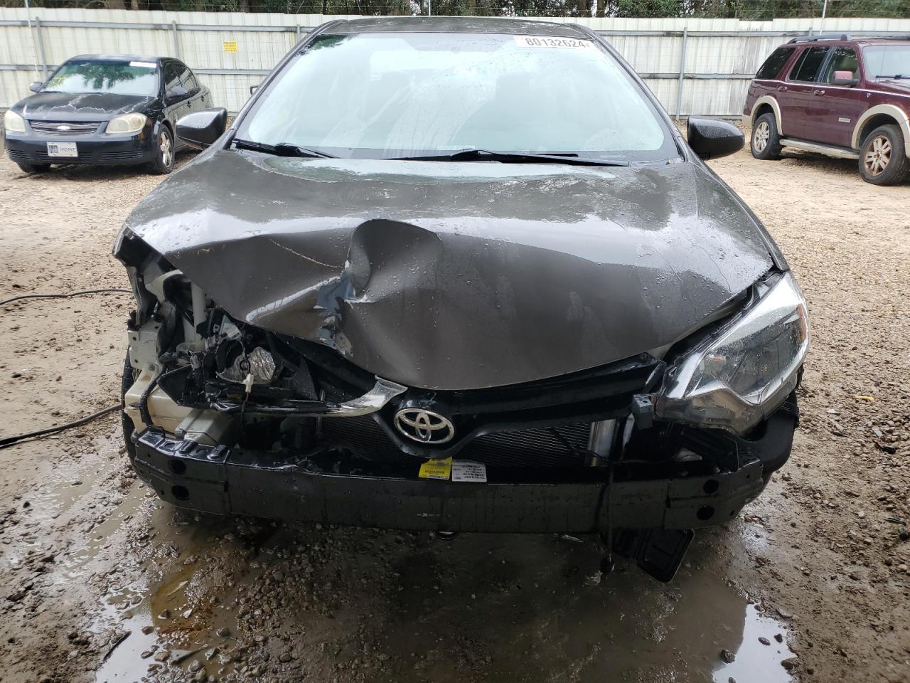 2014 Toyota Corolla VIN 5YFBPRHE9EP048991 Copart auction photo, front end damage thumbnail 5
