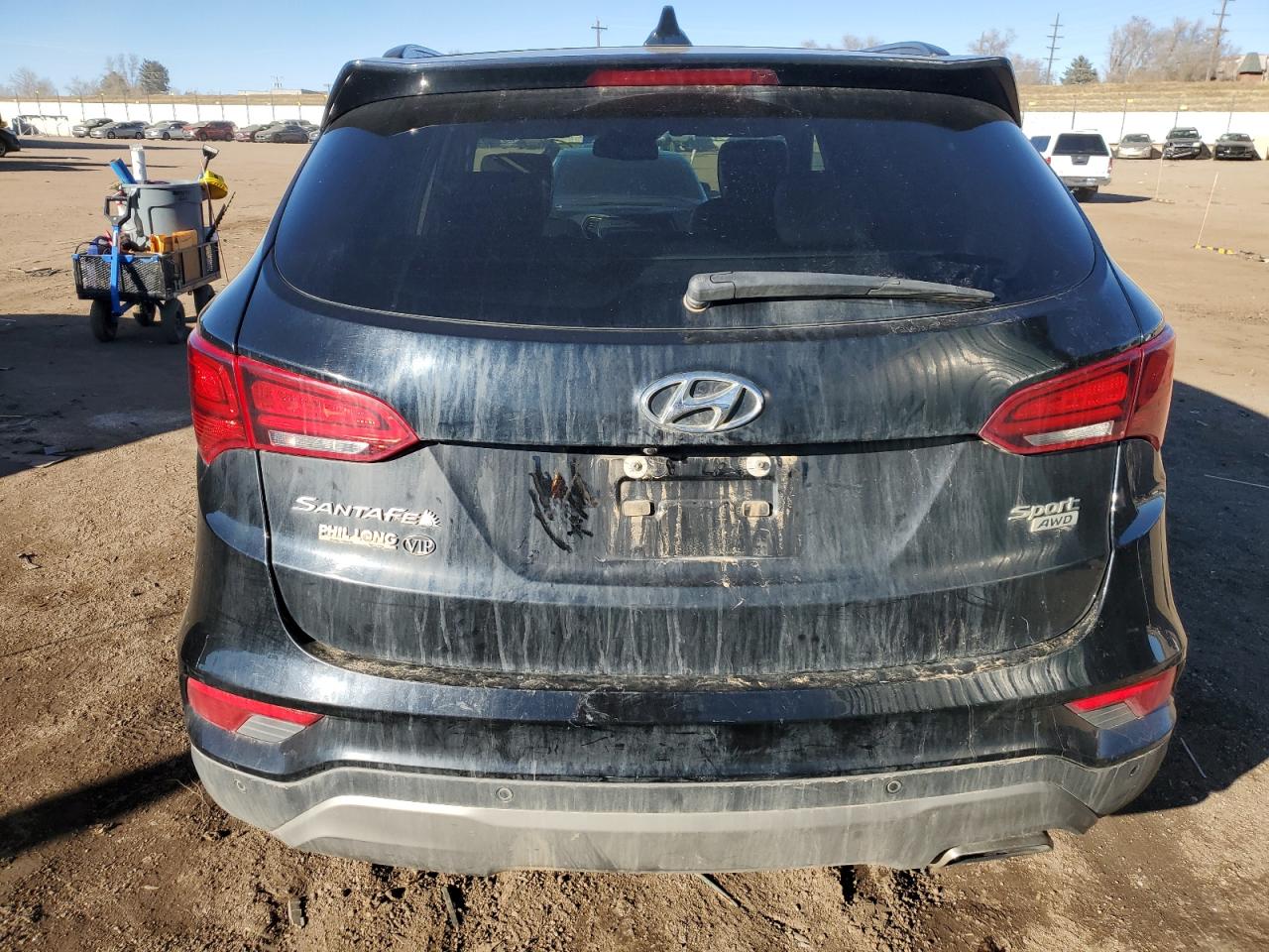 2017 Hyundai Santa Fe VIN 5NMZUDLB2HH039927 Copart auction photo, minor dent/scratches damage thumbnail 6