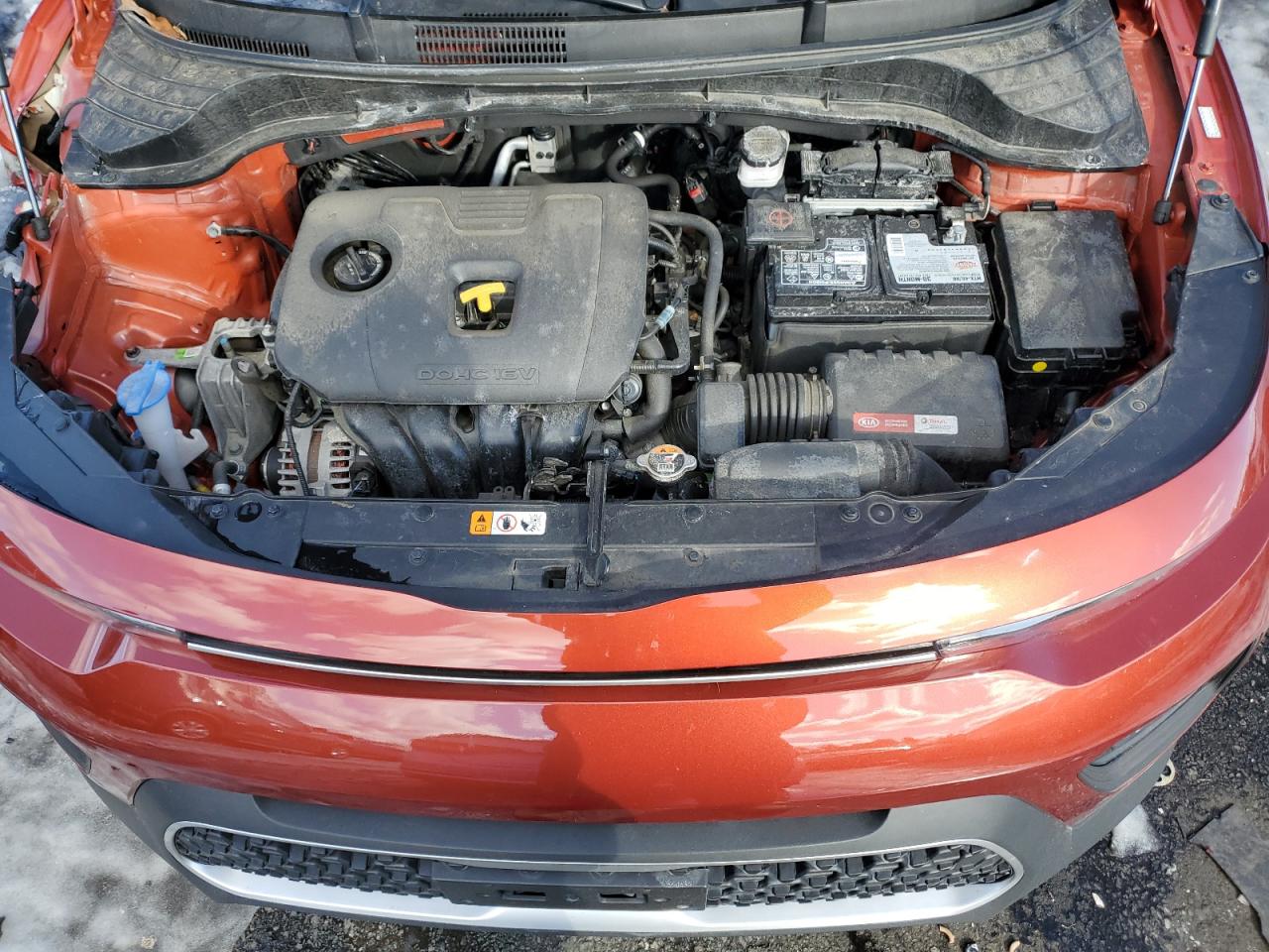2022 KIA Soul VIN KNDJ23AU2N7819639 Copart auction photo, front end damage thumbnail 11
