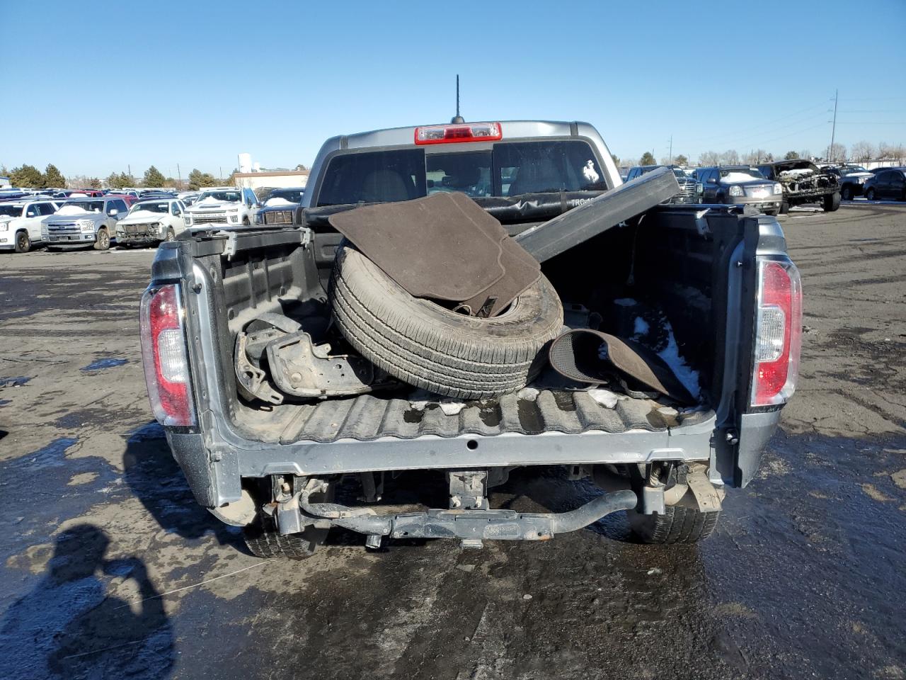 2018 GMC Canyon VIN 1GTG6DEN4J1244187 Copart auction photo, rear end damage thumbnail 6
