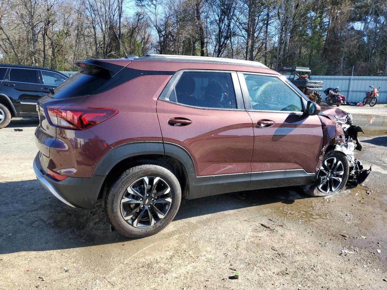 2023 Chevrolet TrailBlazer VIN KL79MPSL1PB172366 Copart auction photo, front end / side damage thumbnail 3