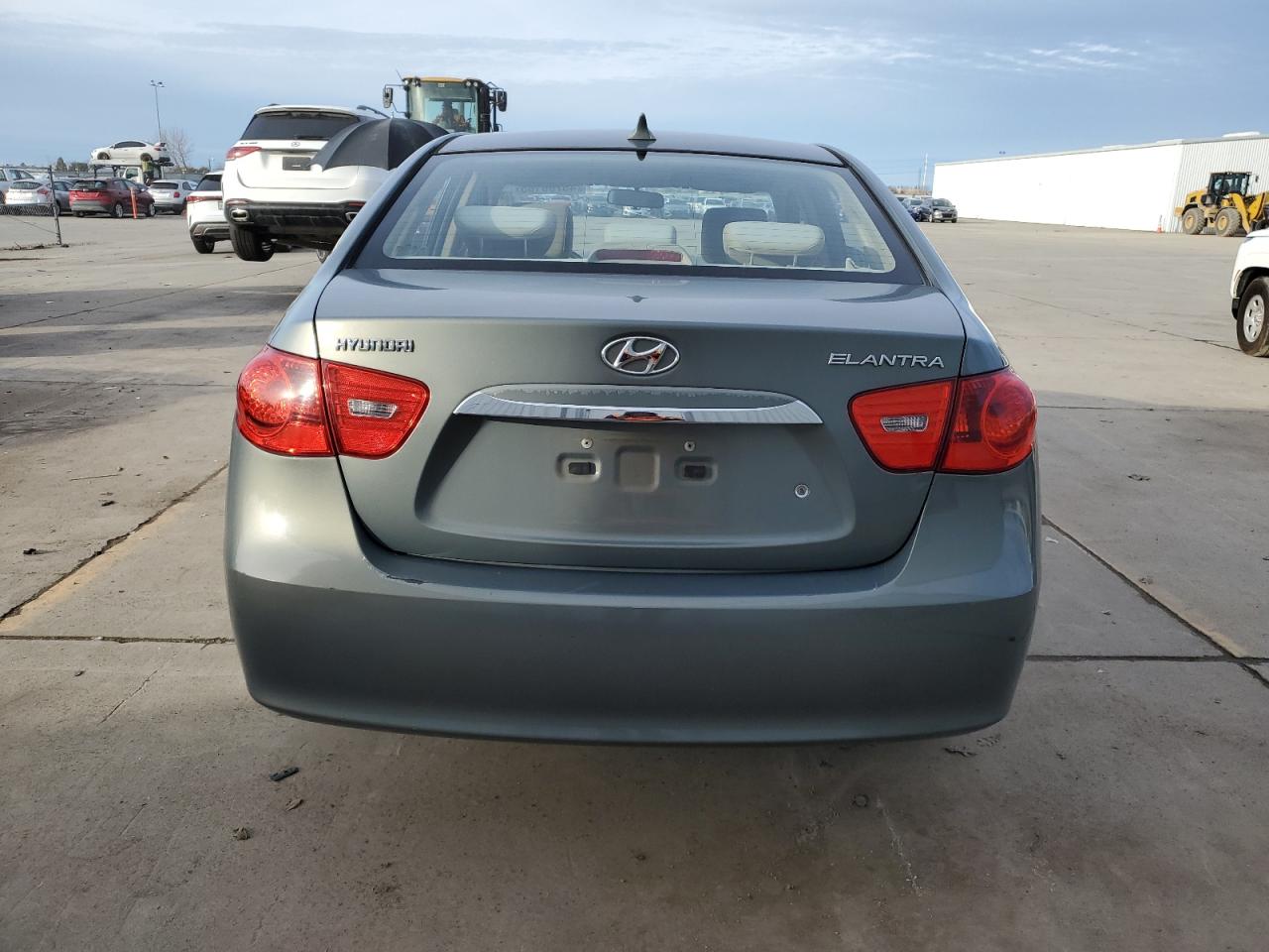2010 Hyundai Elantra VIN KMHDU4AD0AU944823 Copart auction photo, front end / rear end damage thumbnail 6