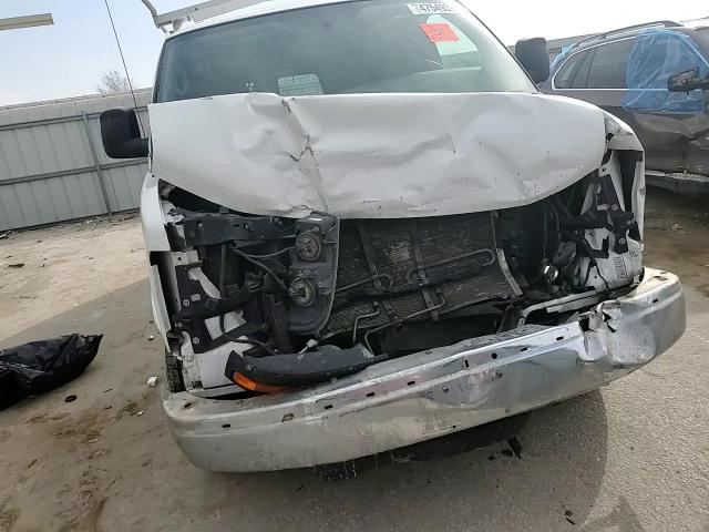2014 GMC Savana VIN 1GTW7FCA4E1913424 Copart auction photo, biohazard/chemical / front end damage thumbnail 12