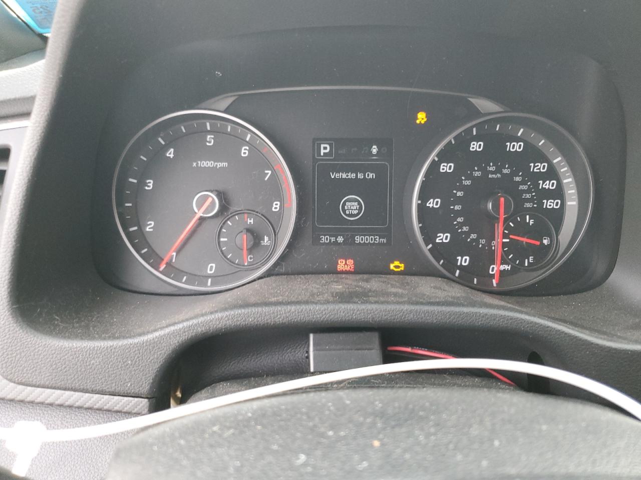 2018 Hyundai Elantra VIN KMHD04LBXJU557610 Copart auction photo, front end damage thumbnail 9
