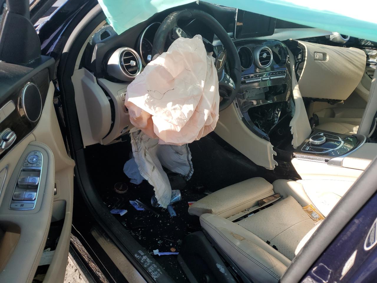 2018 Mercedes-Benz C-klasse VIN WDDWF4JB1JR394725 Copart auction photo, rollover damage thumbnail 8