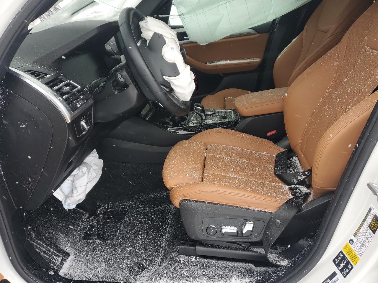 2022 BMW X3 VIN 5UX53DP05N9L04954 Copart auction photo, front end damage thumbnail 7