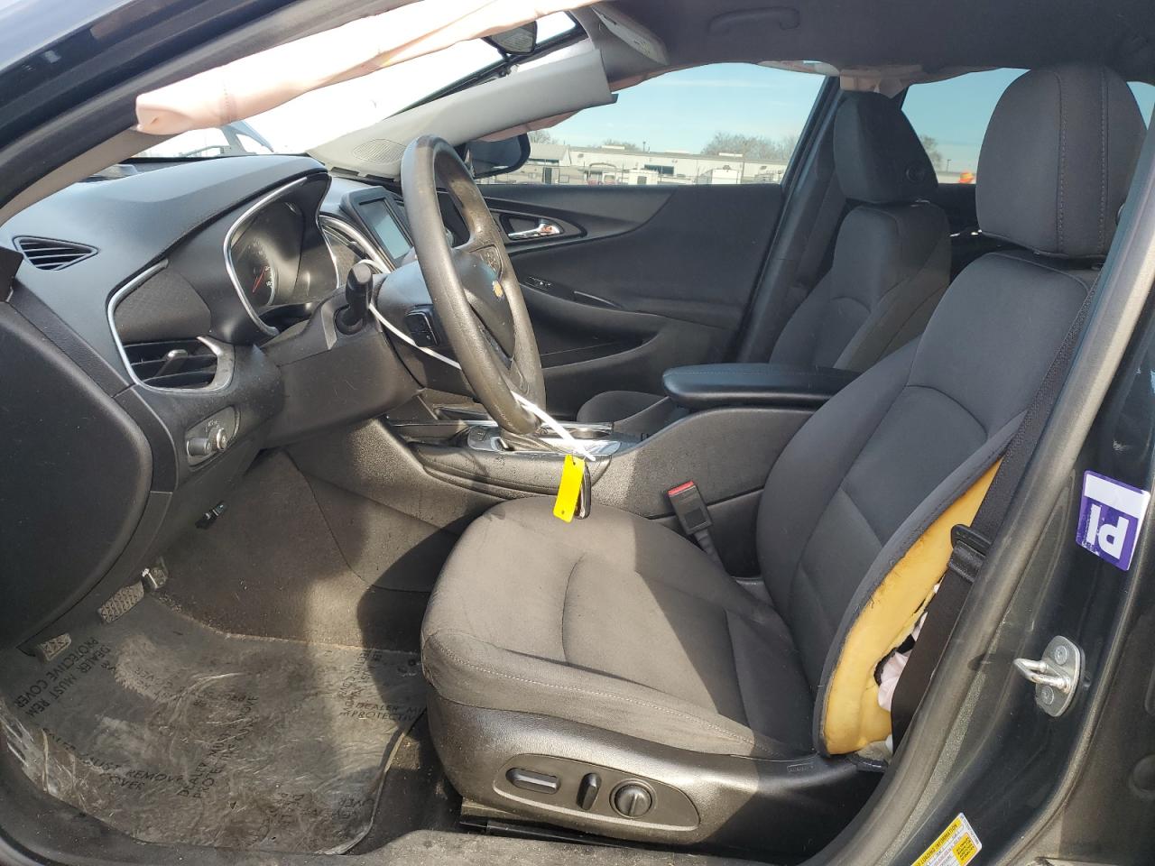 2016 Chevrolet Malibu VIN 1G1ZE5ST1GF313989 Copart auction photo, rear end / side damage thumbnail 7