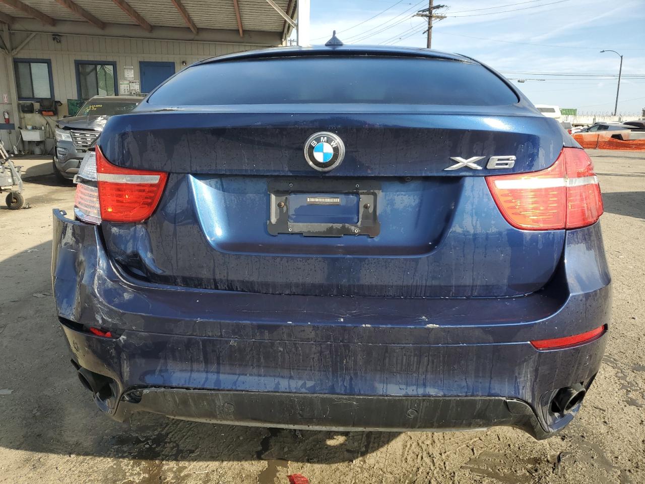 2012 BMW X6 VIN 5UXFG2C51CLX09708 Copart auction photo, front end / rear end damage thumbnail 6
