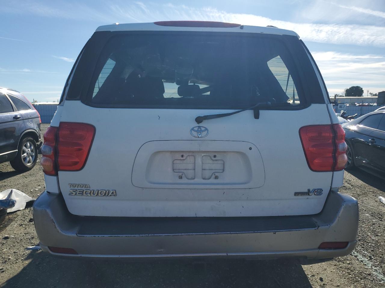 2002 Toyota Sequoia VIN 5TDZT34A92S060409 Copart auction photo, all over damage thumbnail 6