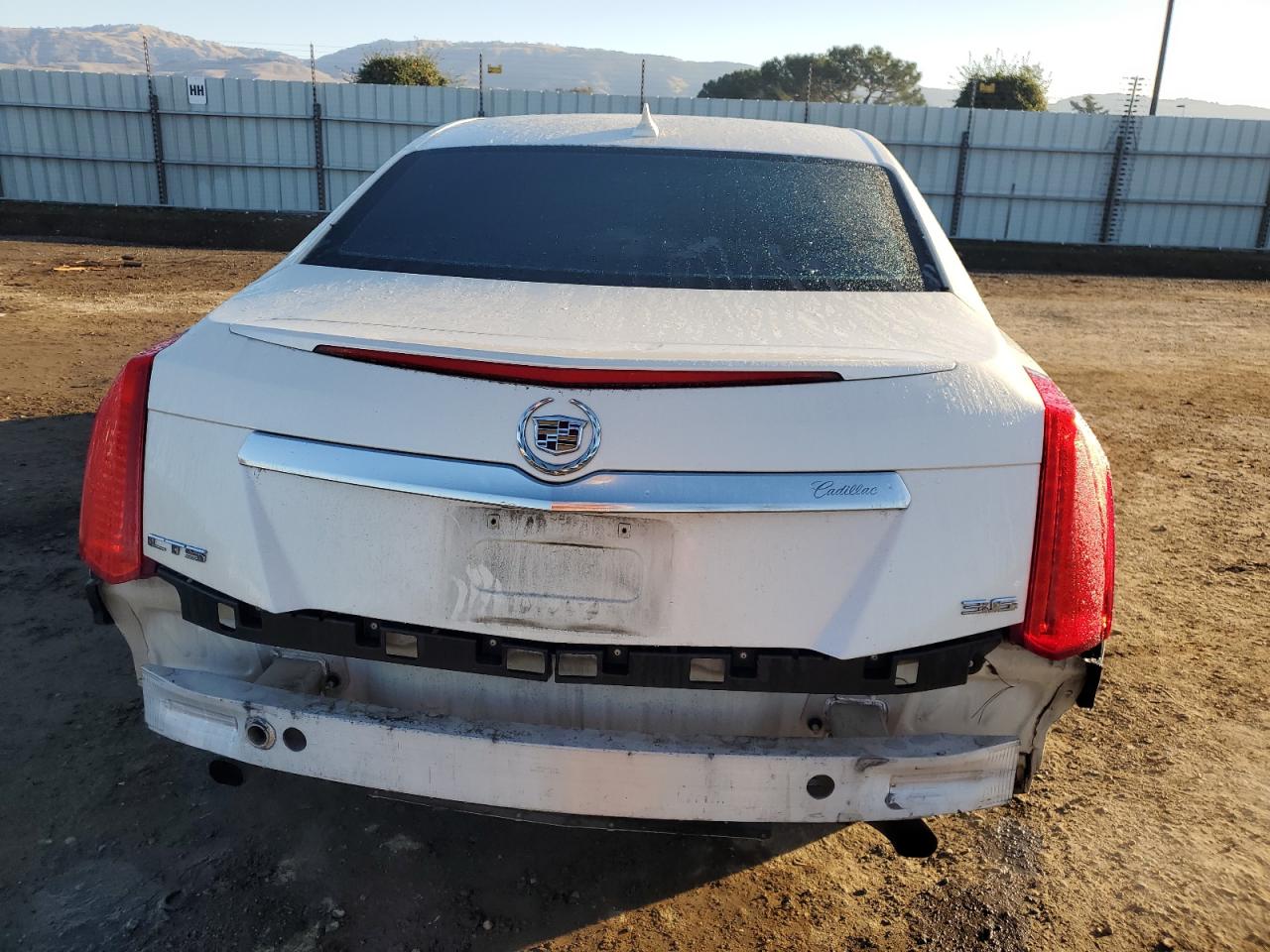 2014 Cadillac CTS VIN 1G6AS5S34E0180516 Copart auction photo, all over damage thumbnail 6
