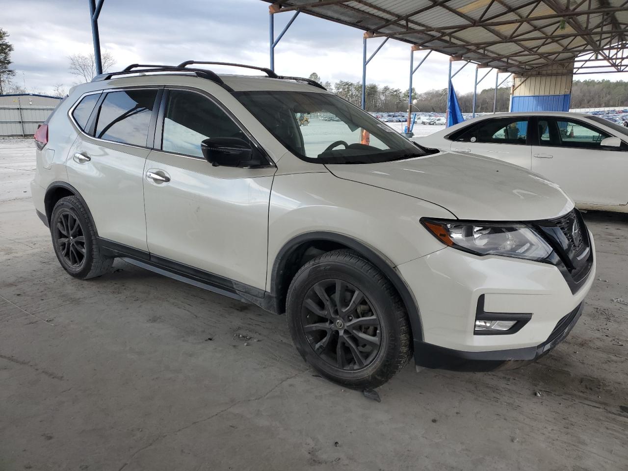 2018 Nissan Rogue VIN 5N1AT2MT2JC744822 Copart auction photo, side / front end damage thumbnail 4