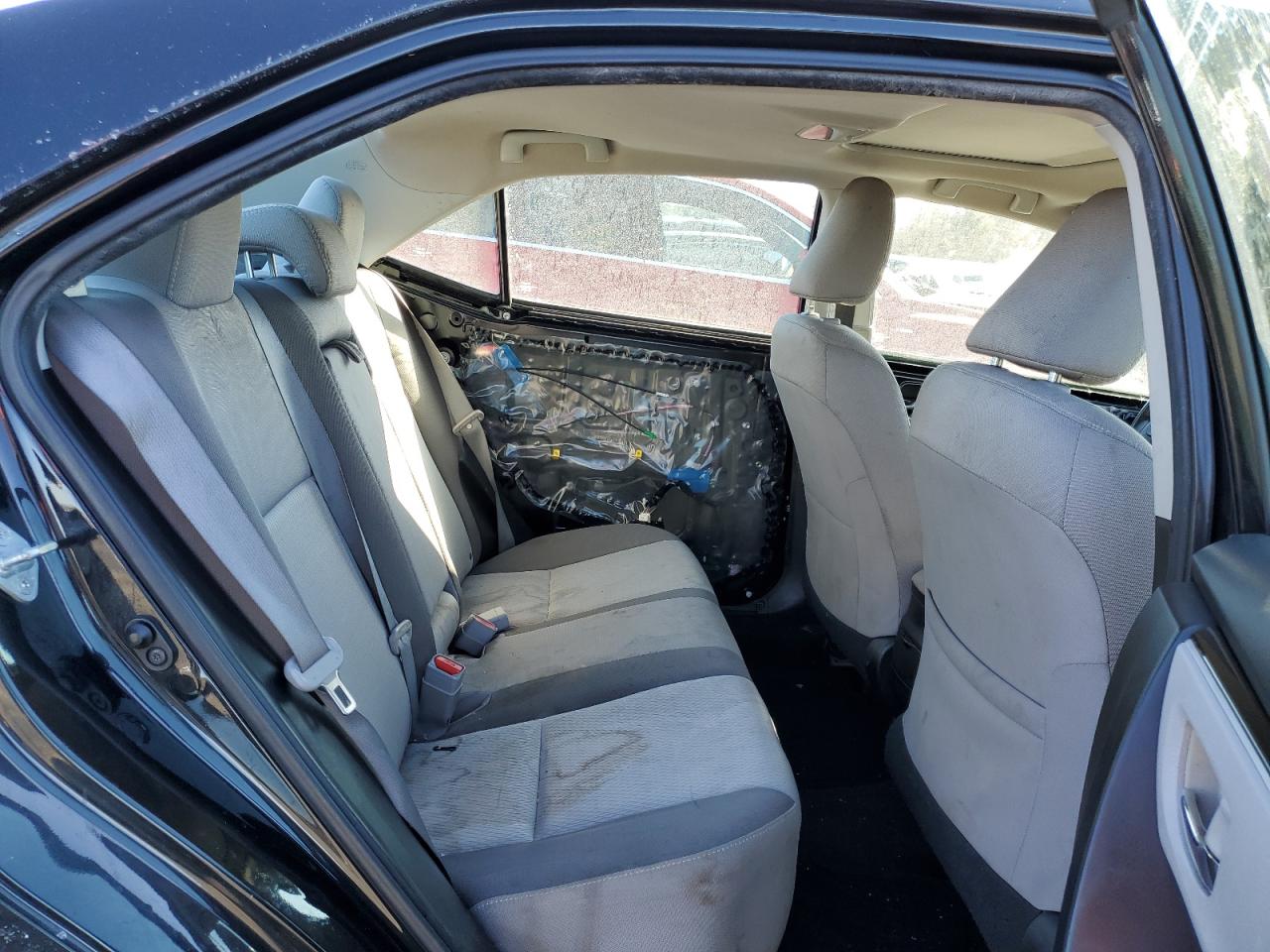 2017 Toyota Corolla VIN 2T1BURHEXHC921869 Copart auction photo, side / rear end damage thumbnail 10