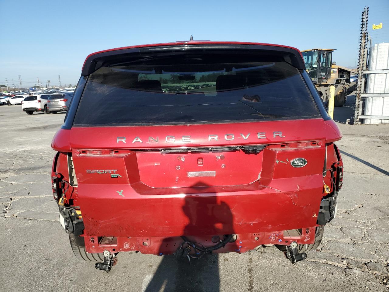 2022 Land Rover Range Rover VIN SALWR2SU0NA230207 Copart auction photo, rear end damage thumbnail 6
