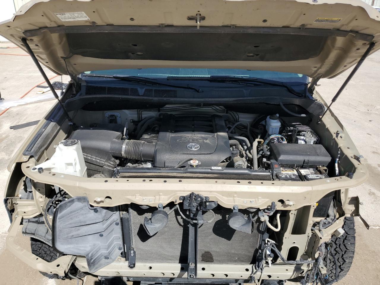 2019 Toyota Tundra VIN 5TFEY5F14KX254252 Copart auction photo, front end / side damage thumbnail 11