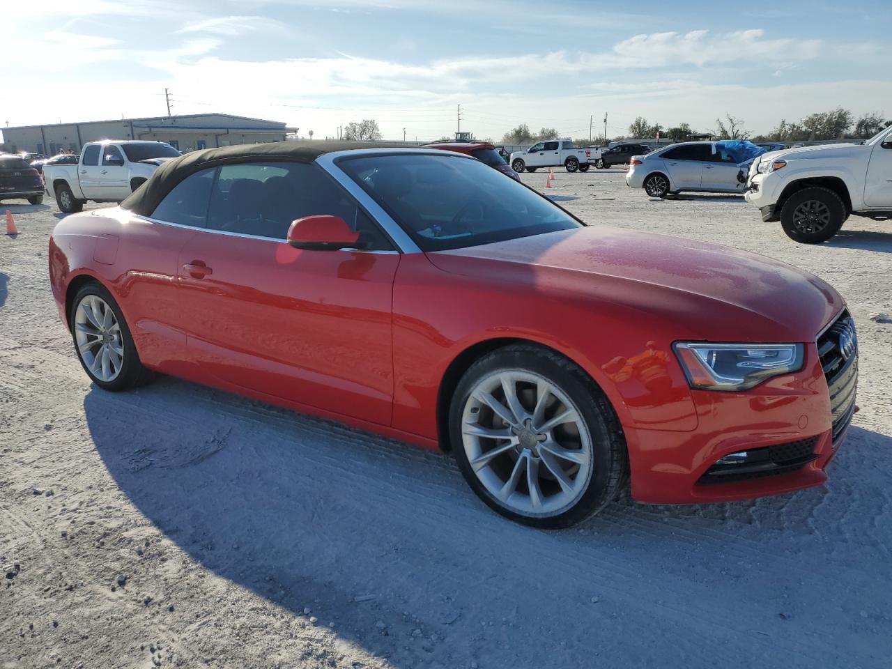 2013 Audi A5 VIN WAUCFAFH9DN003760 Copart auction photo, side damage thumbnail 4