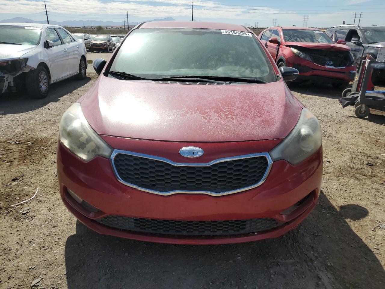 2014 KIA Forte VIN KNAFX4A85E5106274 Copart auction photo, normal wear damage thumbnail 5