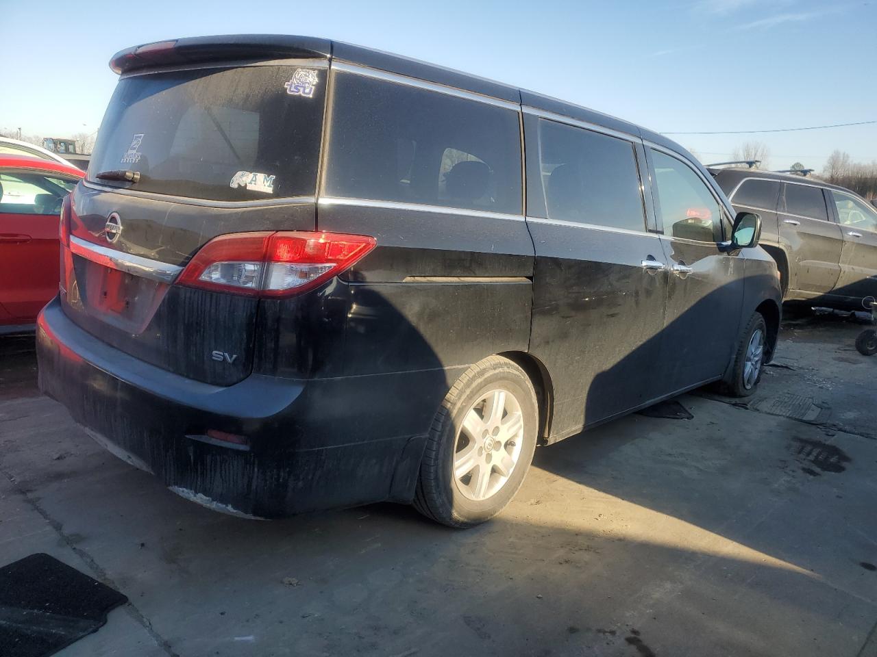 2015 Nissan Quest VIN JN8AE2KP9F9129620 Copart auction photo, minor dent/scratches damage thumbnail 3
