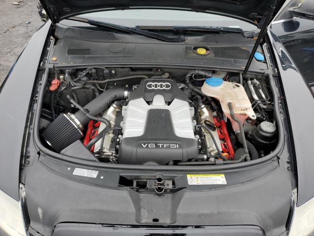 2011 Audi A6 VIN WAUKGAFB0BN055621 Copart auction photo, side / front end damage thumbnail 11
