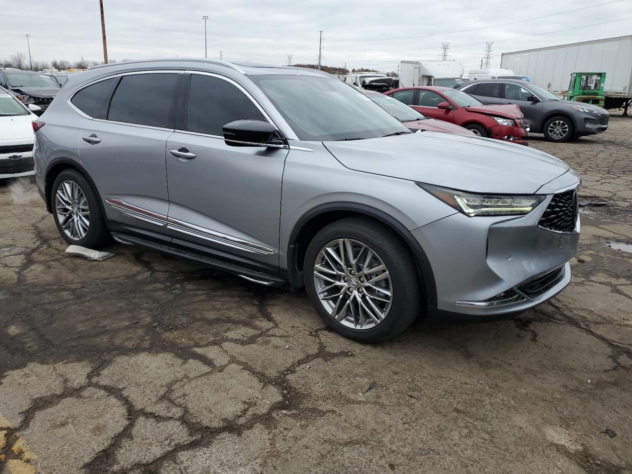 2022 Acura MDX VIN 5J8YE1H87NL015218 Copart auction photo, rear end damage thumbnail 4