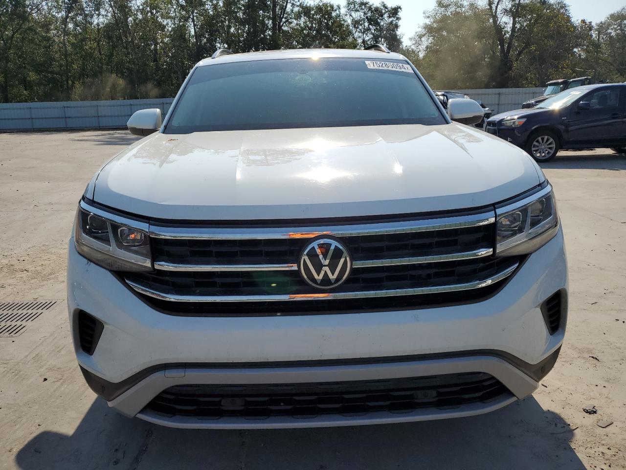 2021 Volkswagen Atlas VIN 1V2JR2CA0MC588981 Copart auction photo, top/roof damage thumbnail 5