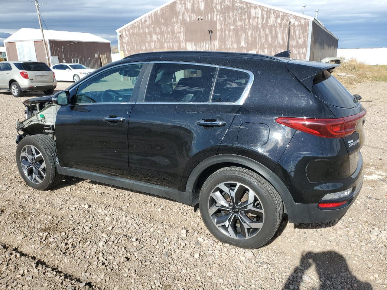 2020 KIA Sportage VIN KNDPNCAC1L7684823 Copart auction photo, front end / rejected repair damage thumbnail 2