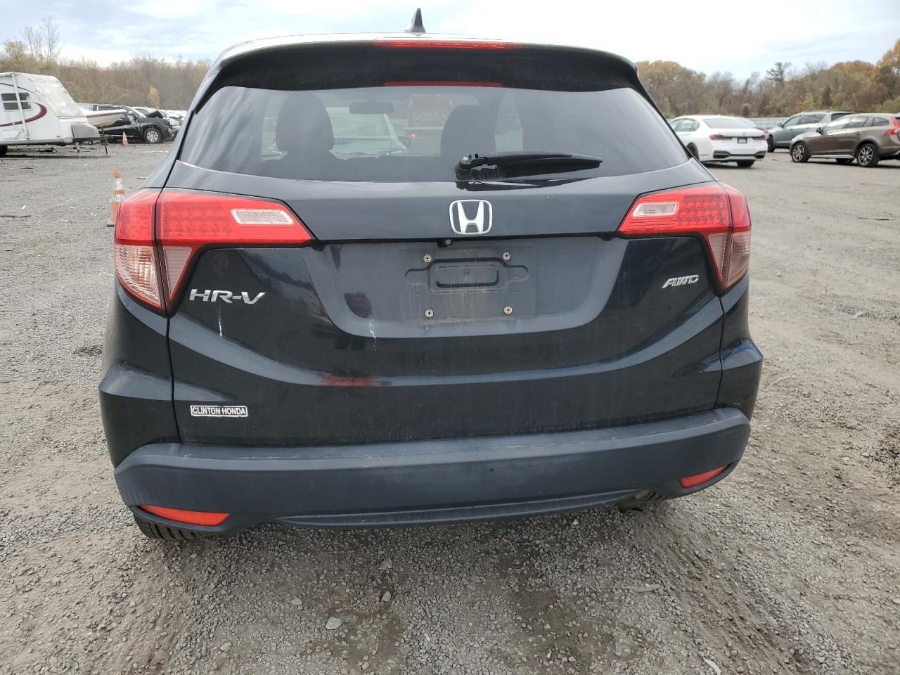 2016 Honda HR-V VIN 3CZRU6H53GM710865 Copart auction photo, front end / side damage thumbnail 6