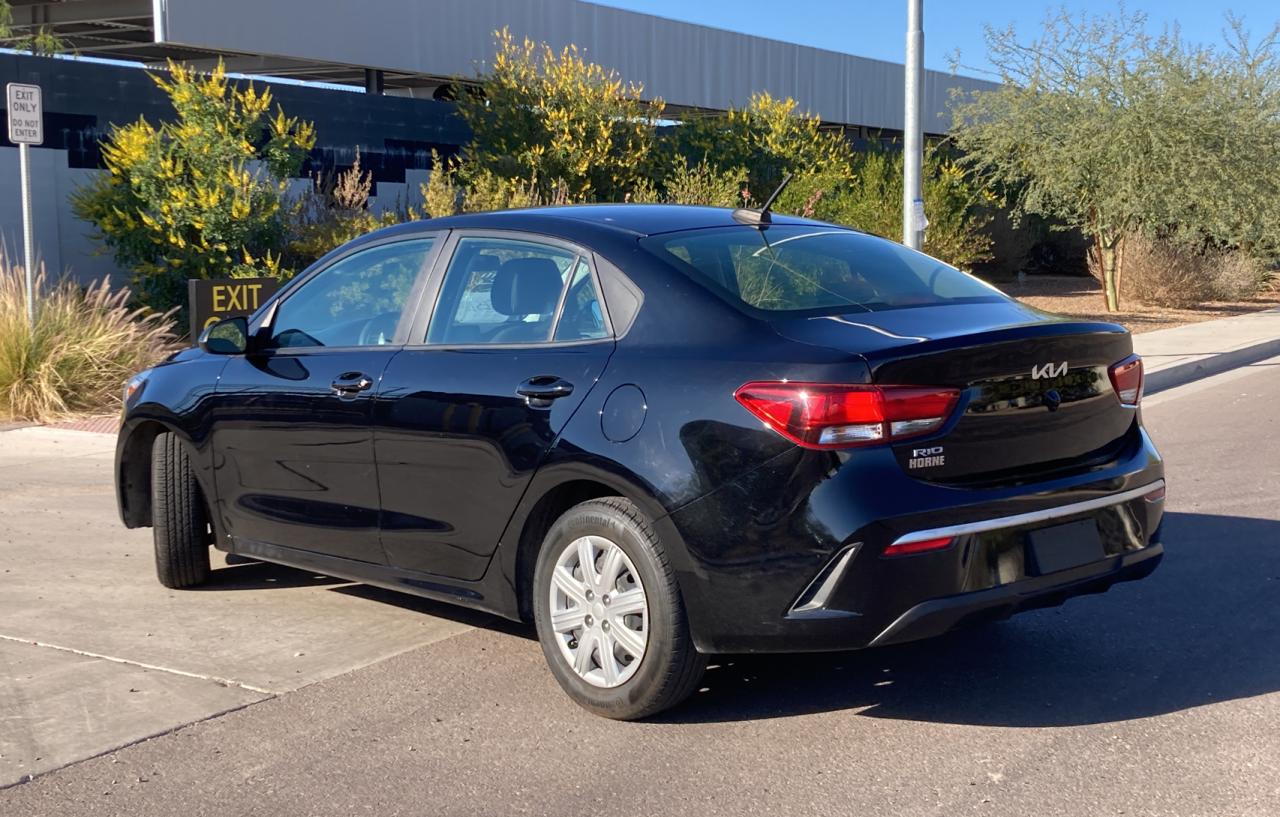 2022 KIA Rio VIN 3KPA24AD4NE444780 Copart auction photo, minor dent/scratches / damage history damage thumbnail 3