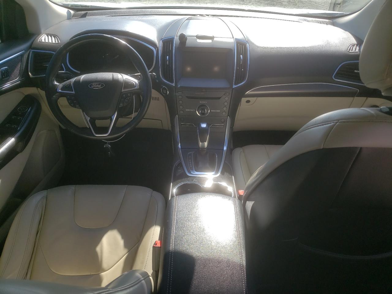 2016 Ford Edge VIN 2FMPK4K98GBB23514 Copart auction photo, front end / rejected repair damage thumbnail 8