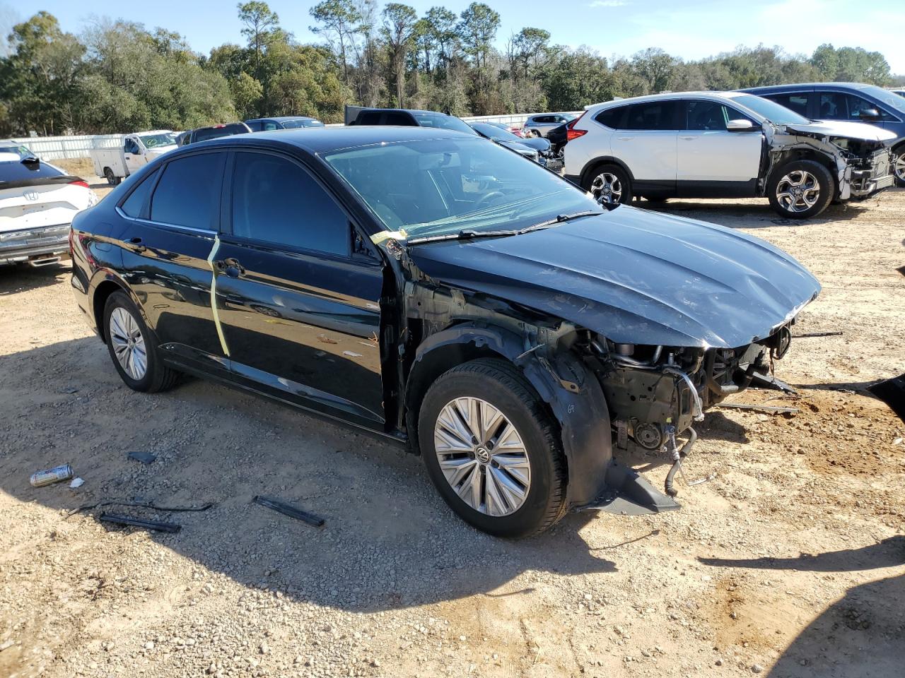 2019 Volkswagen Jetta VIN 3VWC57BU4KM178983 Copart auction photo, all over damage thumbnail 4
